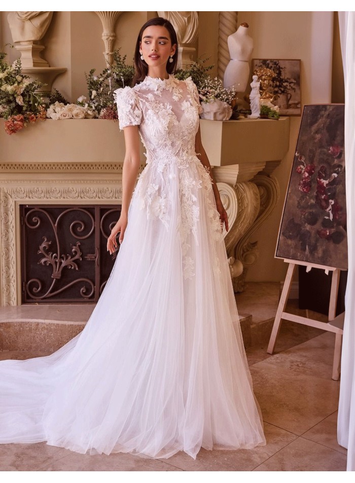 Vestido de novia desmontable