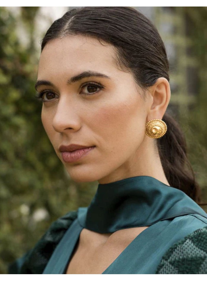 Boucles d'oreilles circulaires en forme de...