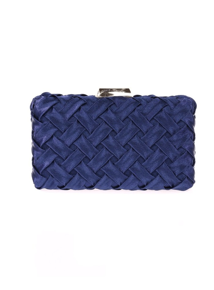 Sac de soirée en satin tressé