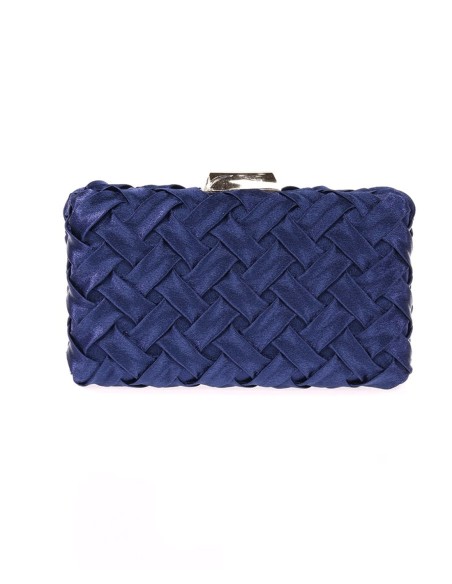 Bolso de fiesta de raso trenzado para invitada