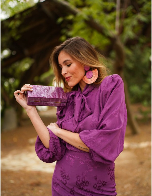 Blusa morada lazada