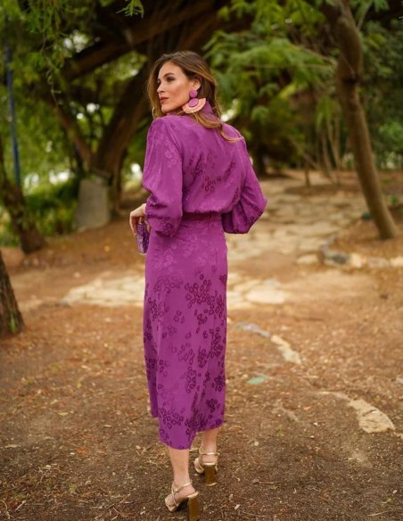 Falda flores morada Falda flores morada