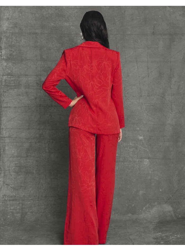 Pantalón para invitada con corte acampanado