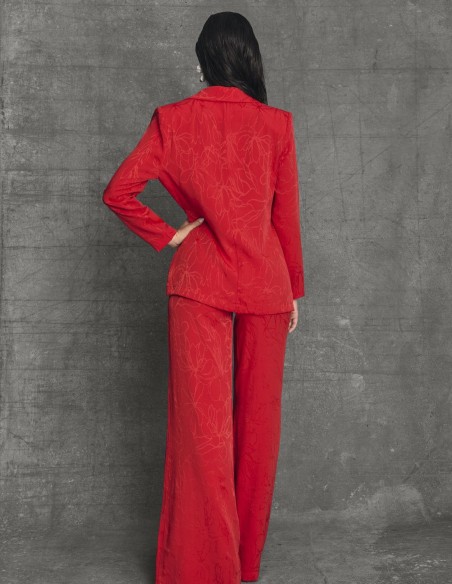 Pantalón para invitada con corte acampanado