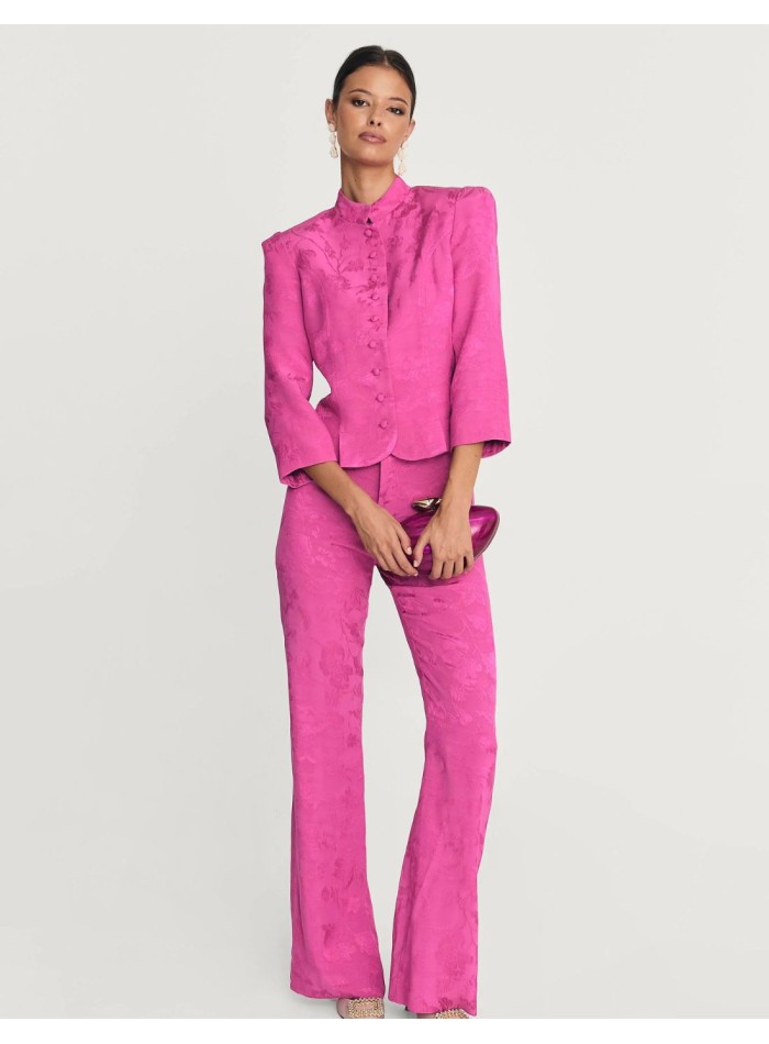 Pantalon bootcut rose