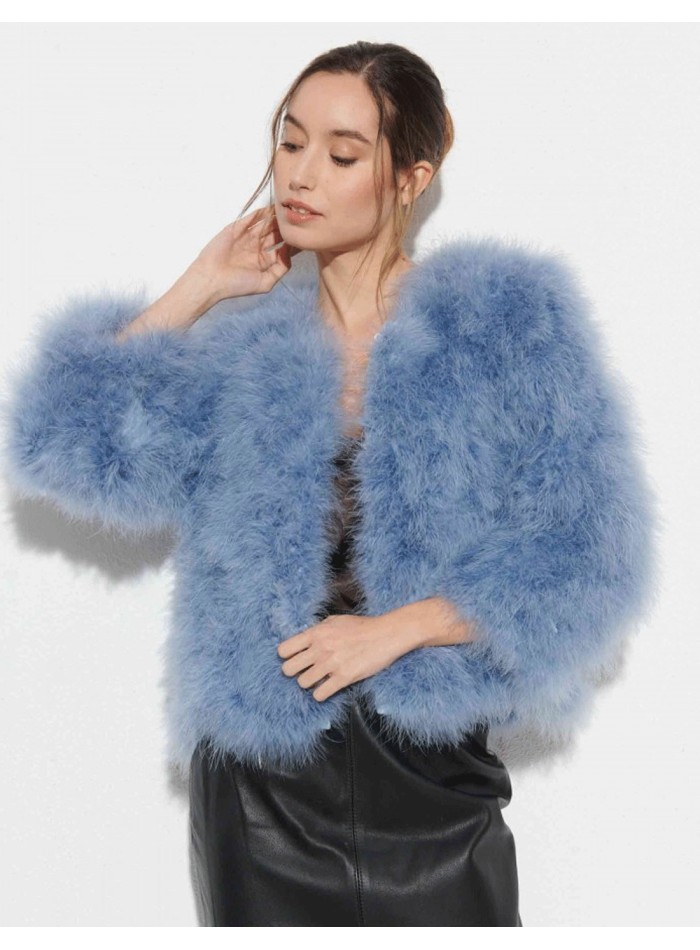 Ostrich feather jacket