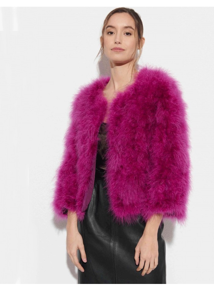 Ostrich feather jacket