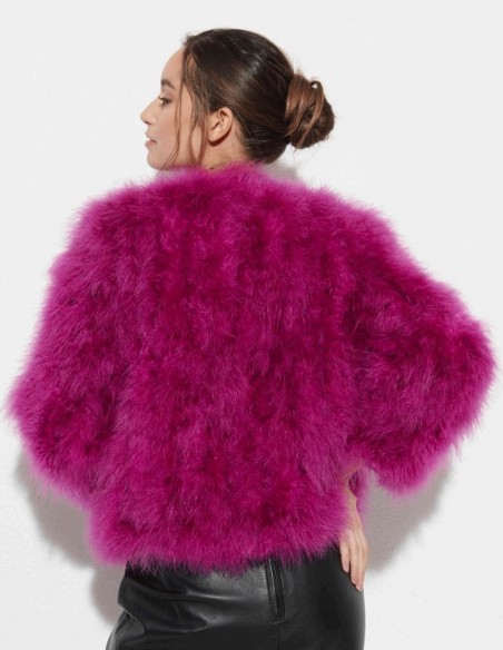 Ostrich feather jacket