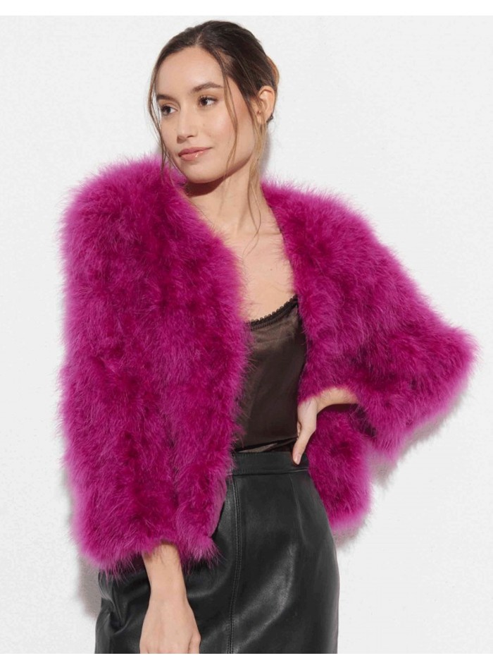 Ostrich feather jacket