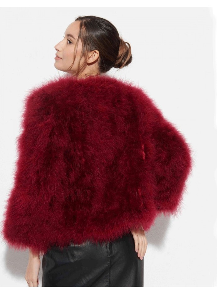 Ostrich feather jacket