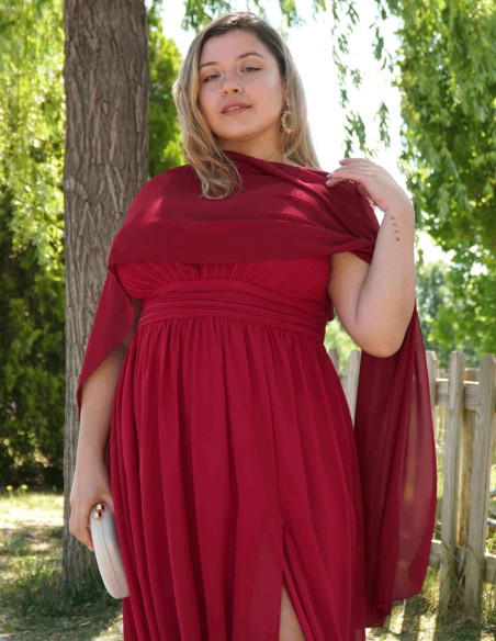 Châle d'invité en mousseline de soie