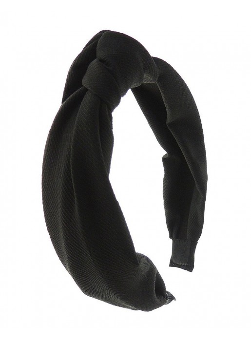 Black knotted headband. Knotted headband for guests at weddings, baptisms, and communions.