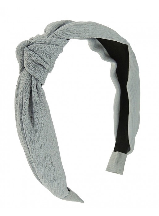 Light blue knotted headband