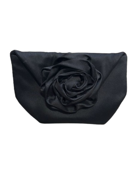 Sac à main avec détail maxi-fleur et chaîne intérieure plaquée or