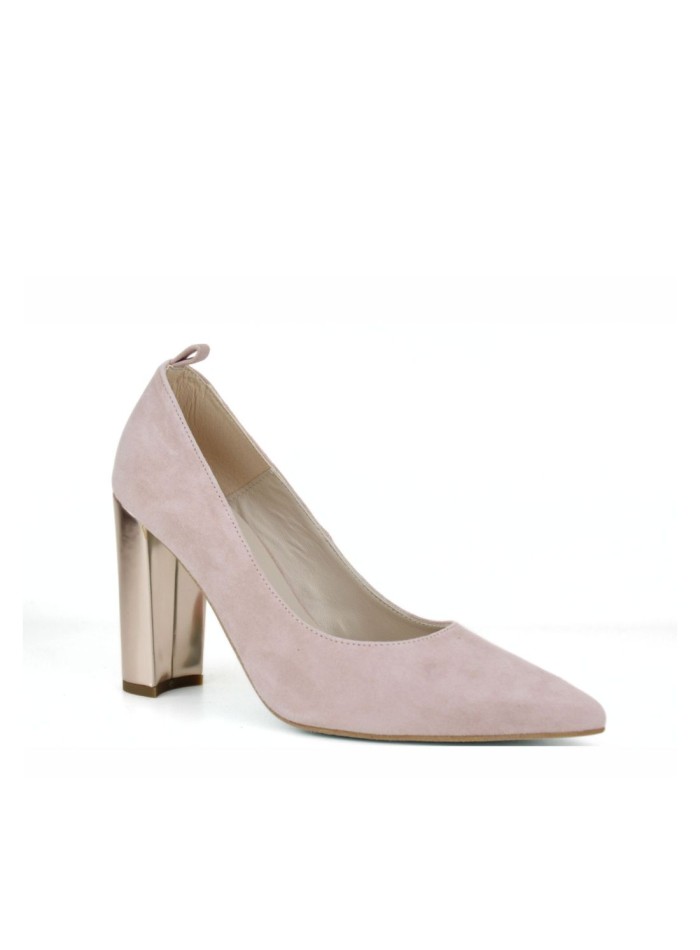 Chaussures à talons en daim souple avec talons...