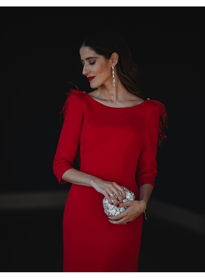 Jewel clutch in the shape of a flower with...