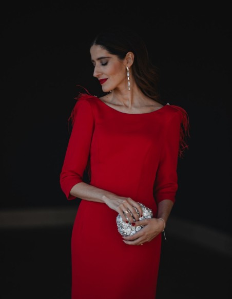 Jewel clutch in the shape of a flower with crystals - Perfect Guest