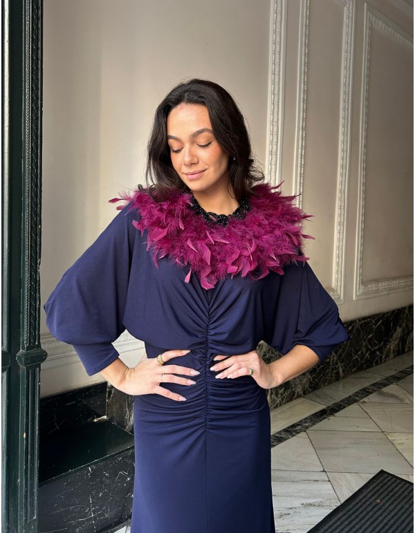 Natural feather collar 2