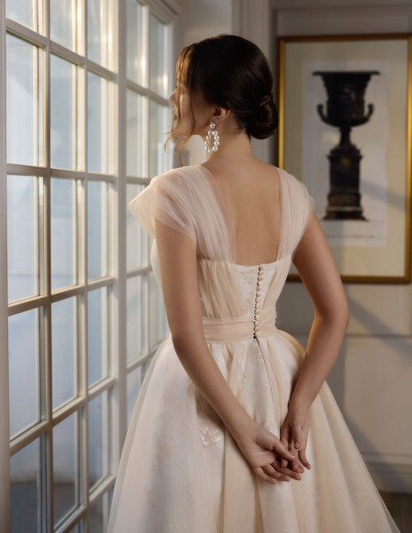Party dress with tulle skirt and bodice