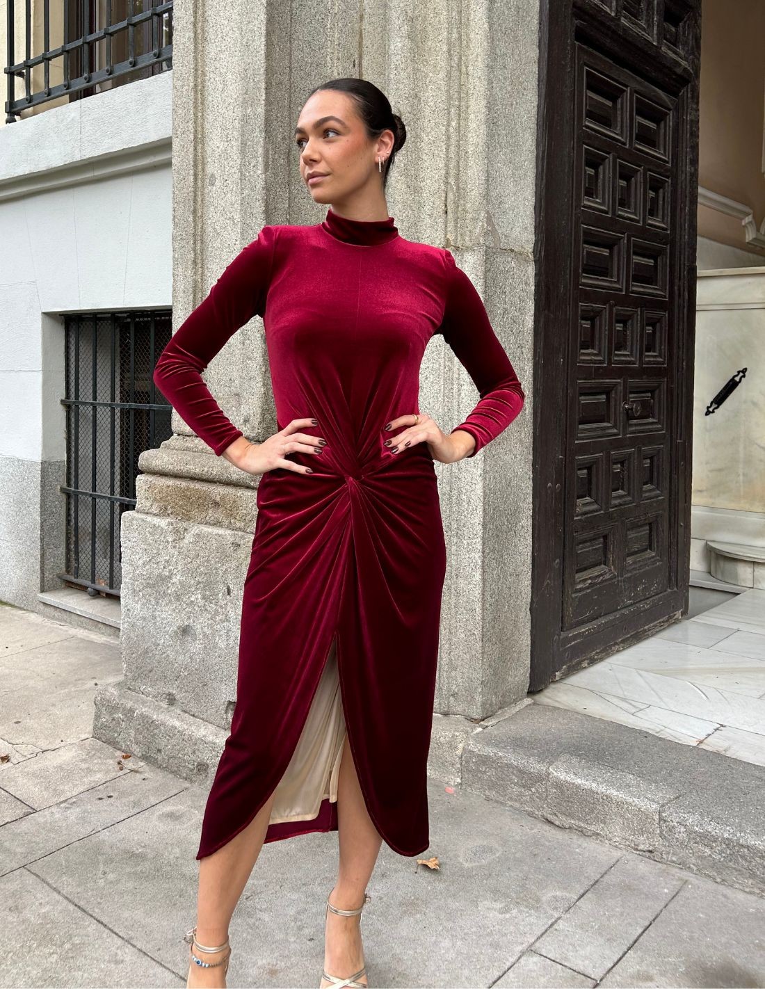Clon Vestido Vestido Rojo Pretty Woman Combinar Vestido Vino Con