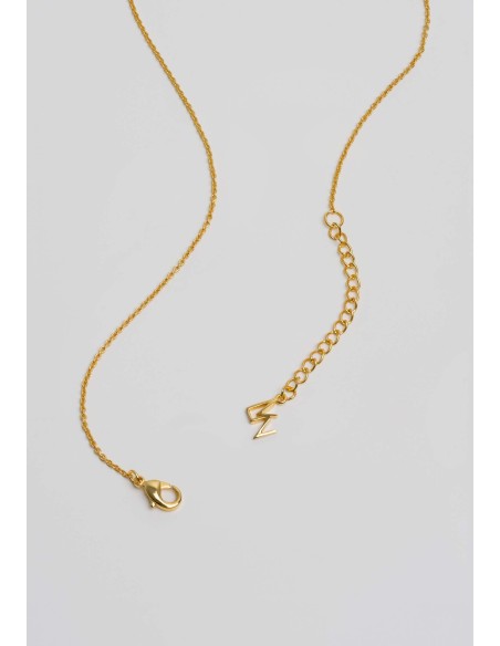 Choker Niagara Blanco y dorado