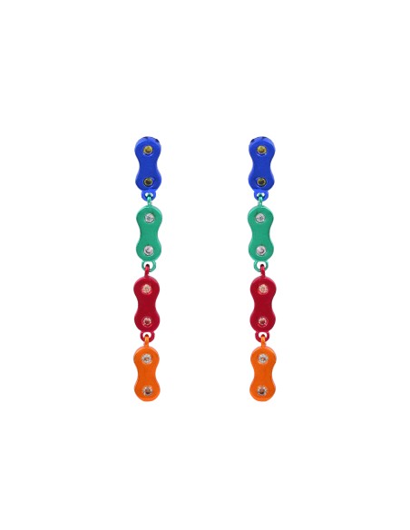 Long Multicolor Earrings