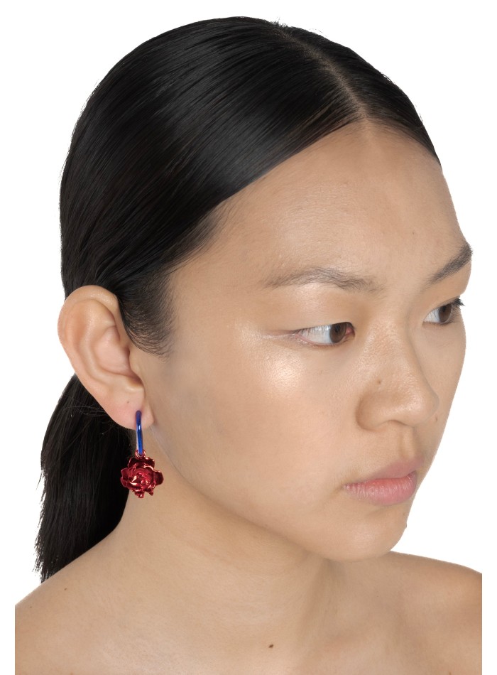 Fluorescent Fuchsia Earrings