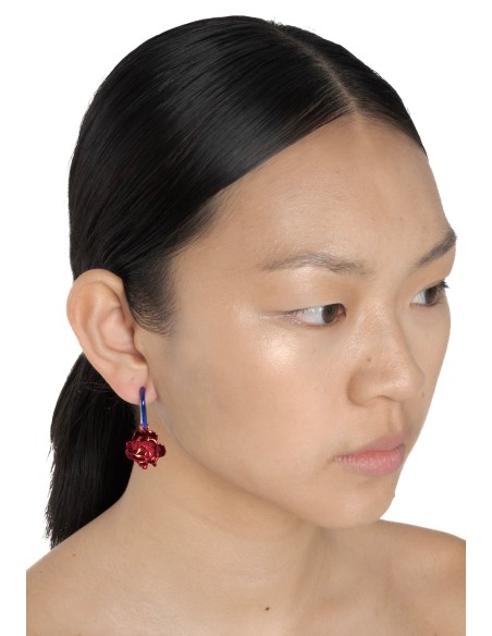 Fluorescent Fuchsia Earrings