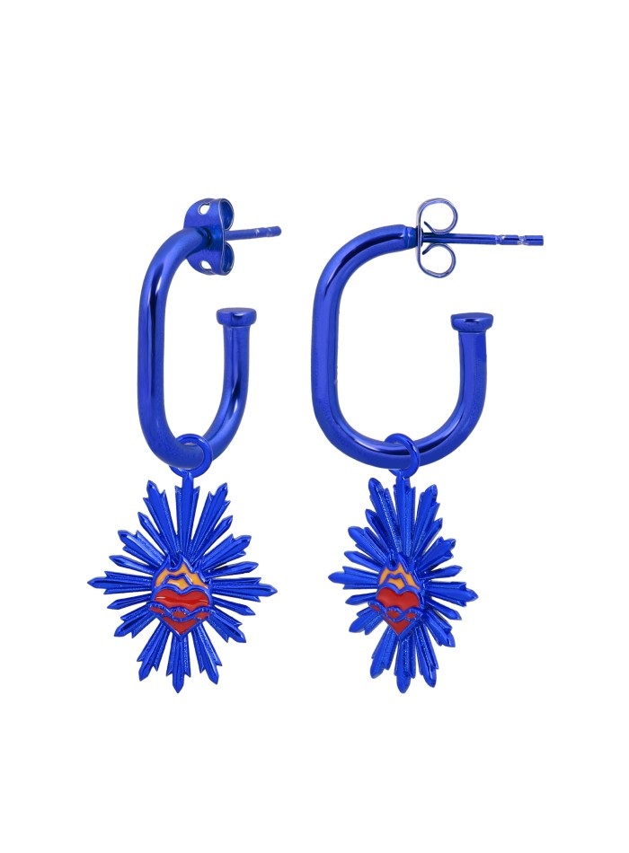 Anneaux bleu fluo