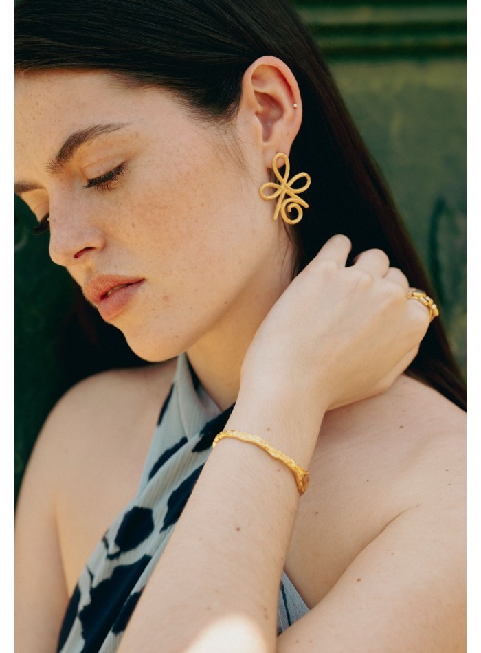 Unconditional Love Gold Earrings