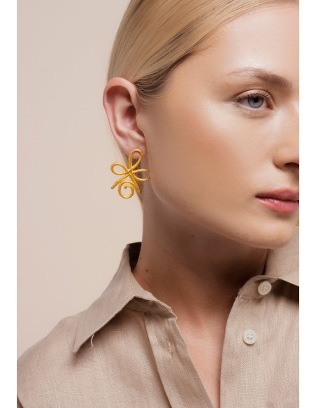 Unconditional Love Gold Earrings