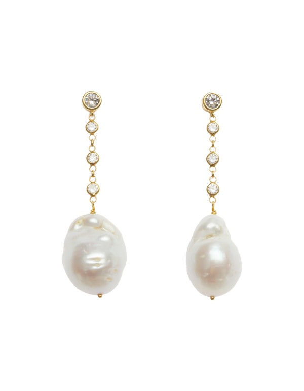 Pendientes Perla Barroca - Celine
