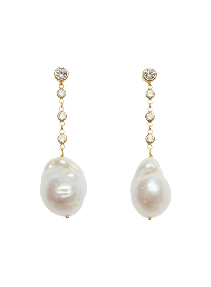 Pendientes Perla Barroca - Celine