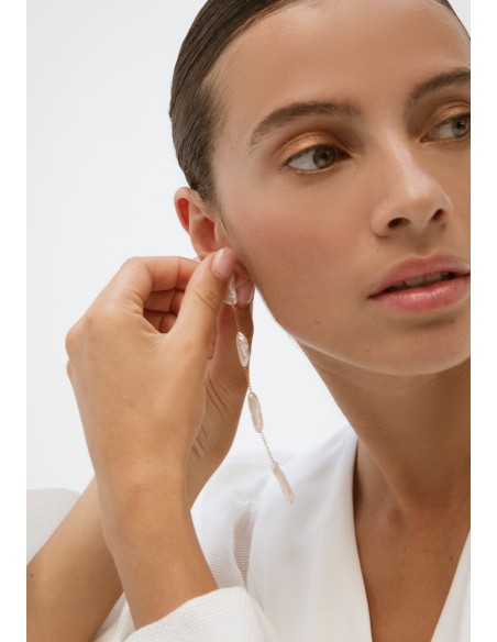 Boucles d'oreilles en perles Iris