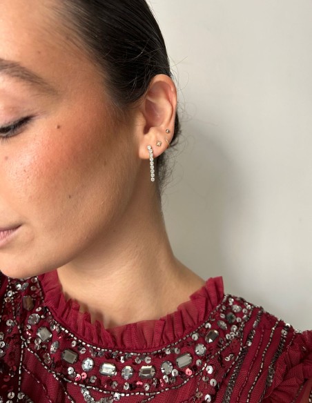 Pendientes finos de cristales