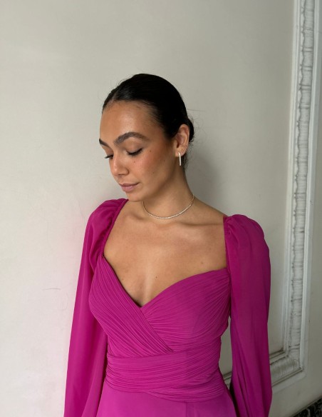 Boucles d'oreilles plaquées or fin avec zirconias