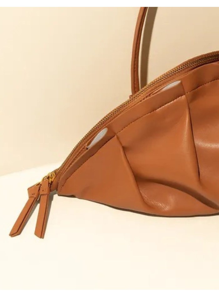 Bolso de mano caramelo para ocasiones especiales