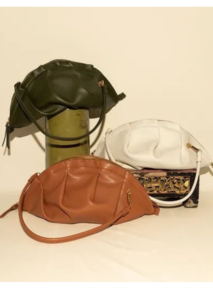 Bolso de mano caramelo para comida con amigas