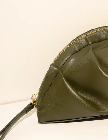 Bolso mini de mano verde kaki para eventos especiales Bolso mini de mano verde kaki para eventos especiales