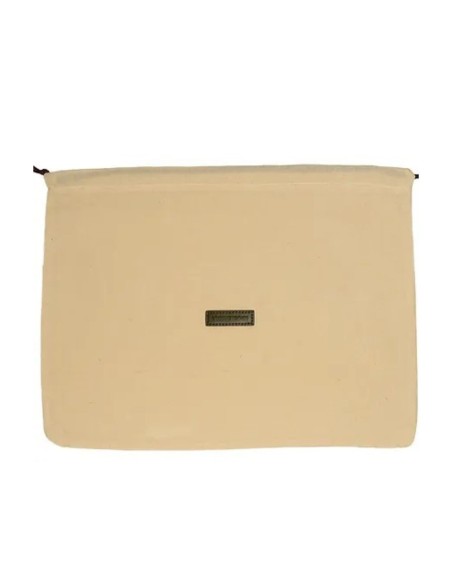 Bolso mini de mano verde kaki con bolsa interior de algodon Bolso mini de mano verde kaki con bolsa interior de algodon