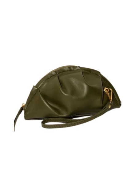 Bolso mini de mano verde kaki Bolso mini de mano verde kaki