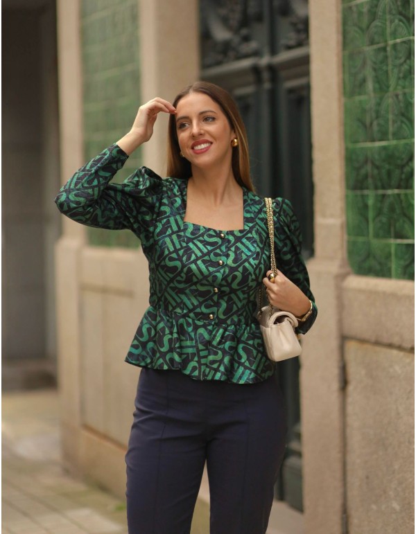 Pantalon taille haute 2