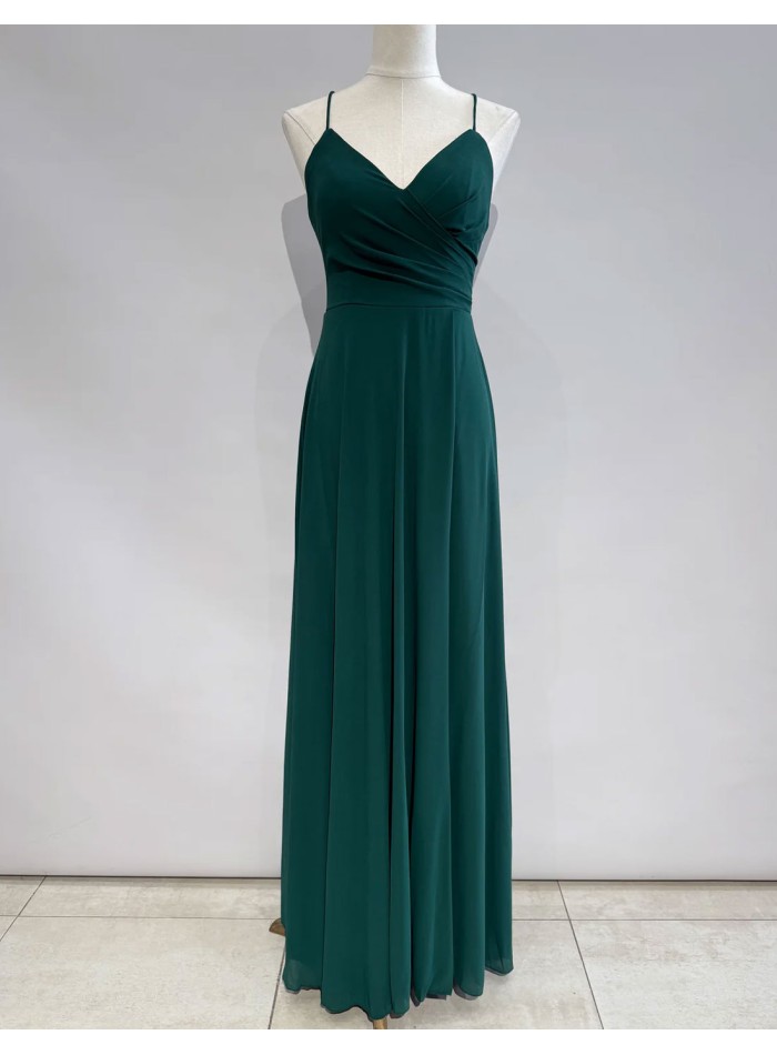 Long gown with open back