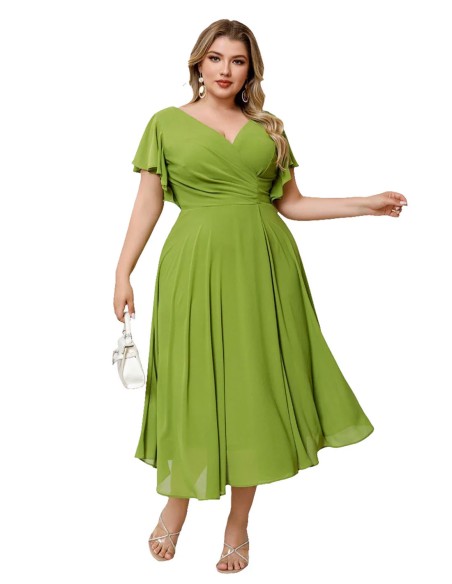 vestido de fiesta midi talla grande vestido de fiesta midi talla grande