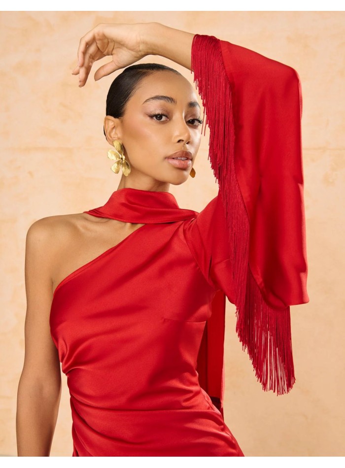 Robe Asymétrique à Capuche à Manches Longues Et Imprimé Halloween Pour Femmes Jaune
