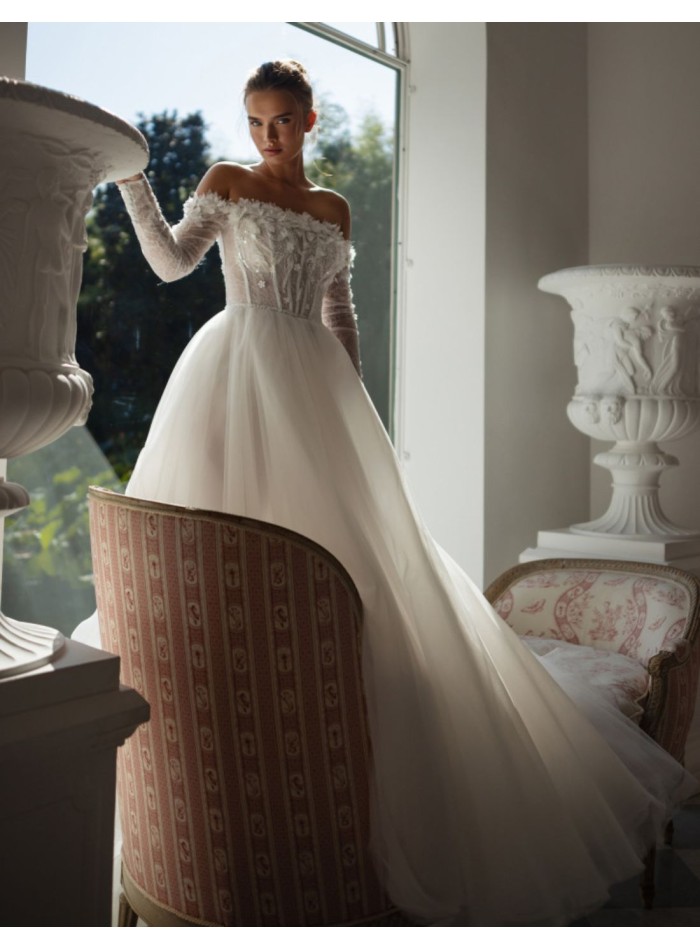 Vestido de novia largo