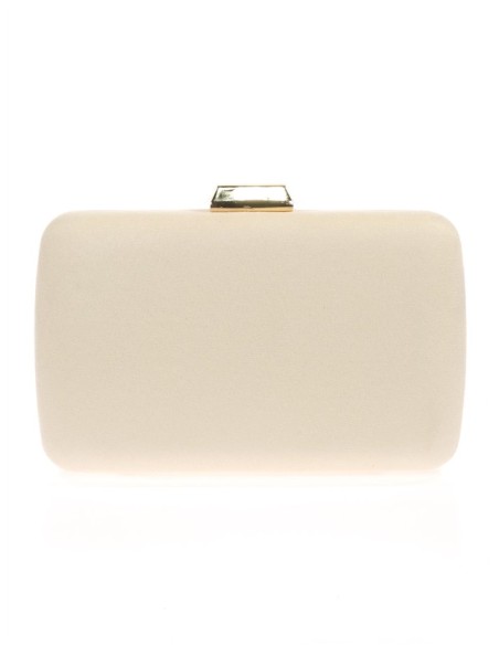 Bolso de mano de antelina con cadena Bolso de mano de antelina con cadena