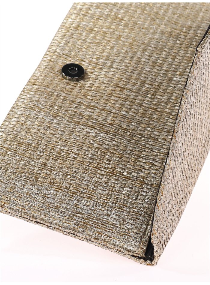 Pochette rectangulaire en raphia pour les fêtes