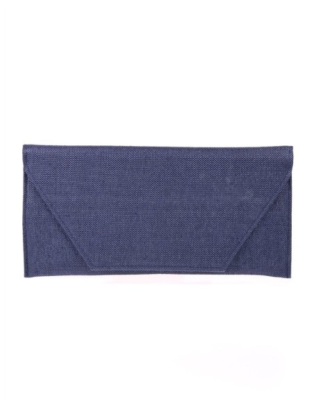 Pochette rectangulaire en raphia pour les fêtes