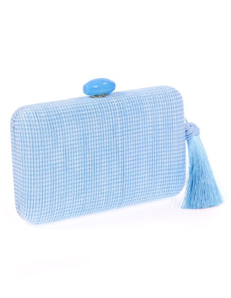 bolso de fiesta para invitada en color azul bolso de fiesta para invitada en color azul